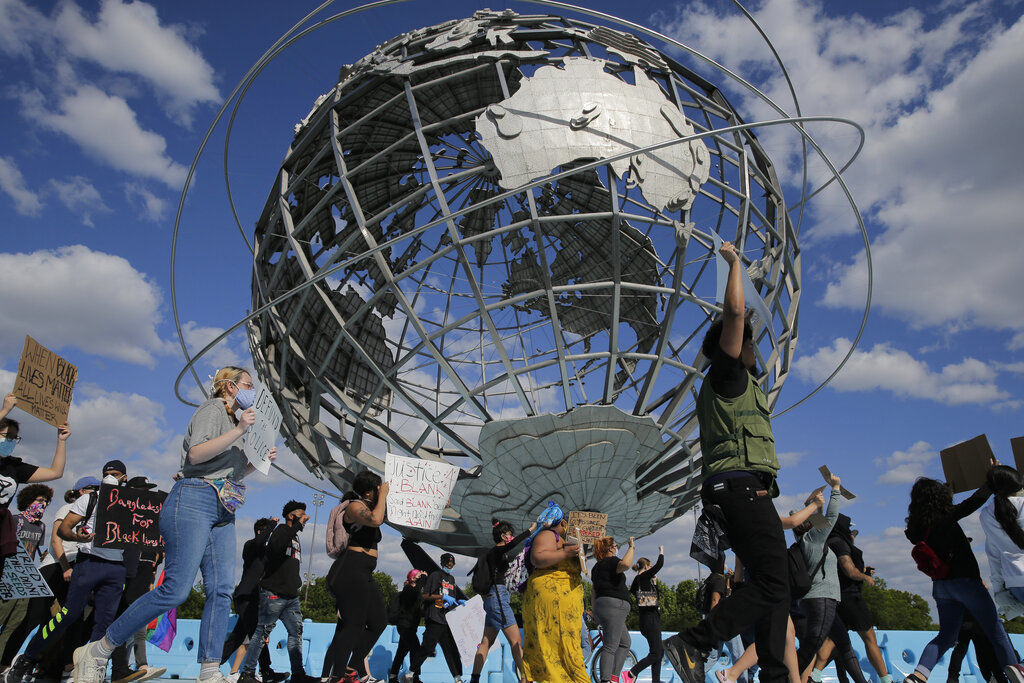 APTOPIX America Protests New York City